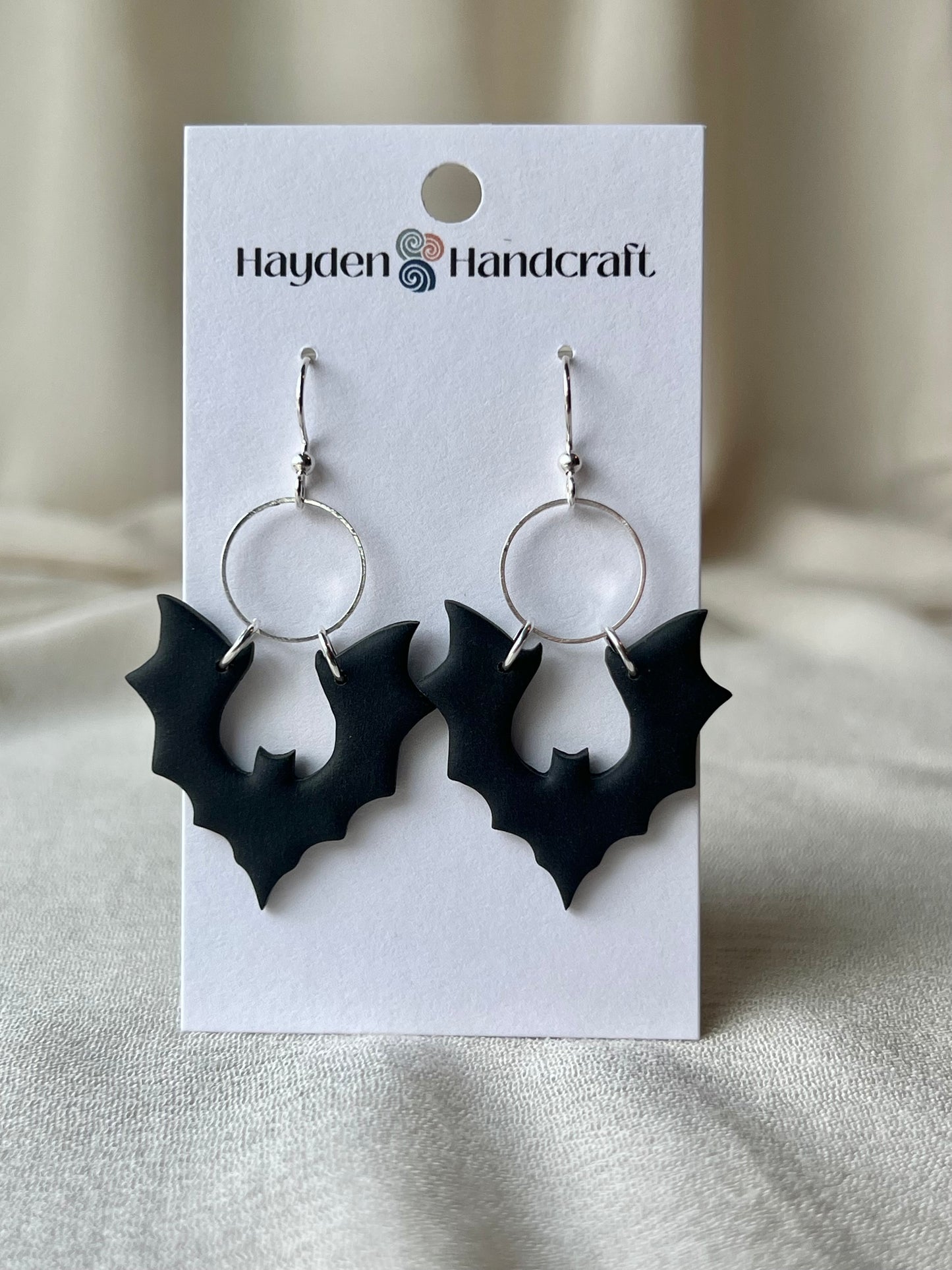 Hanging Bat Earrings