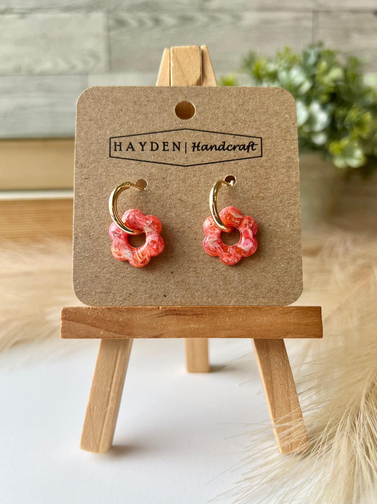 Flower Power Mini Hoop Earrings