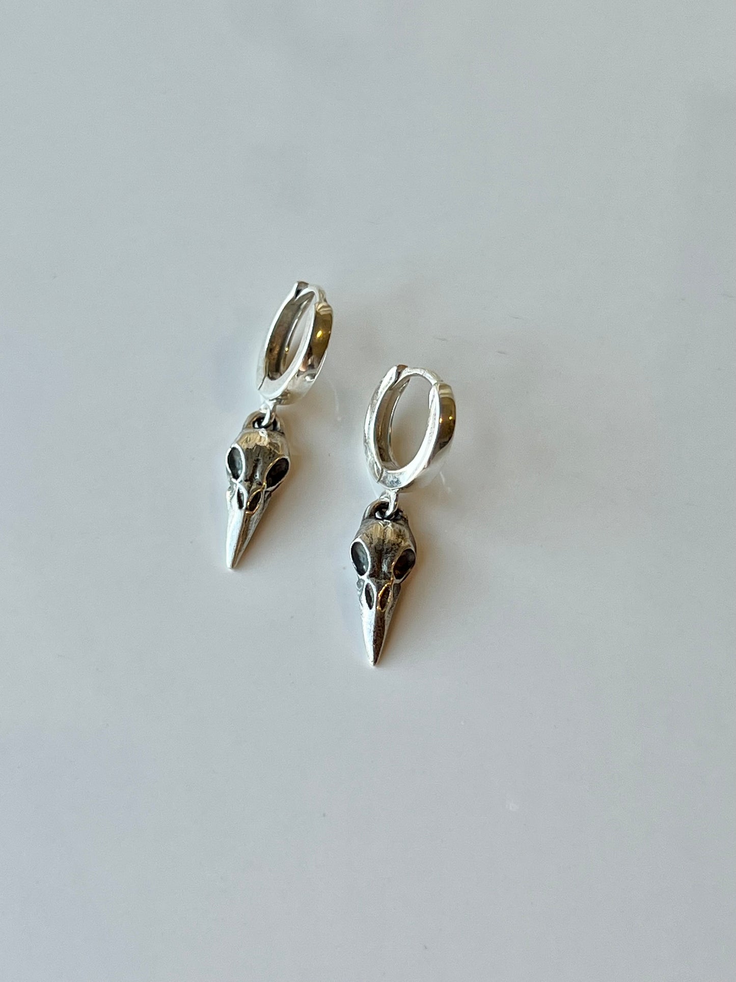 Raven Skull Earrings