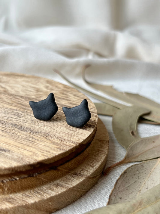 Black Cat Studs