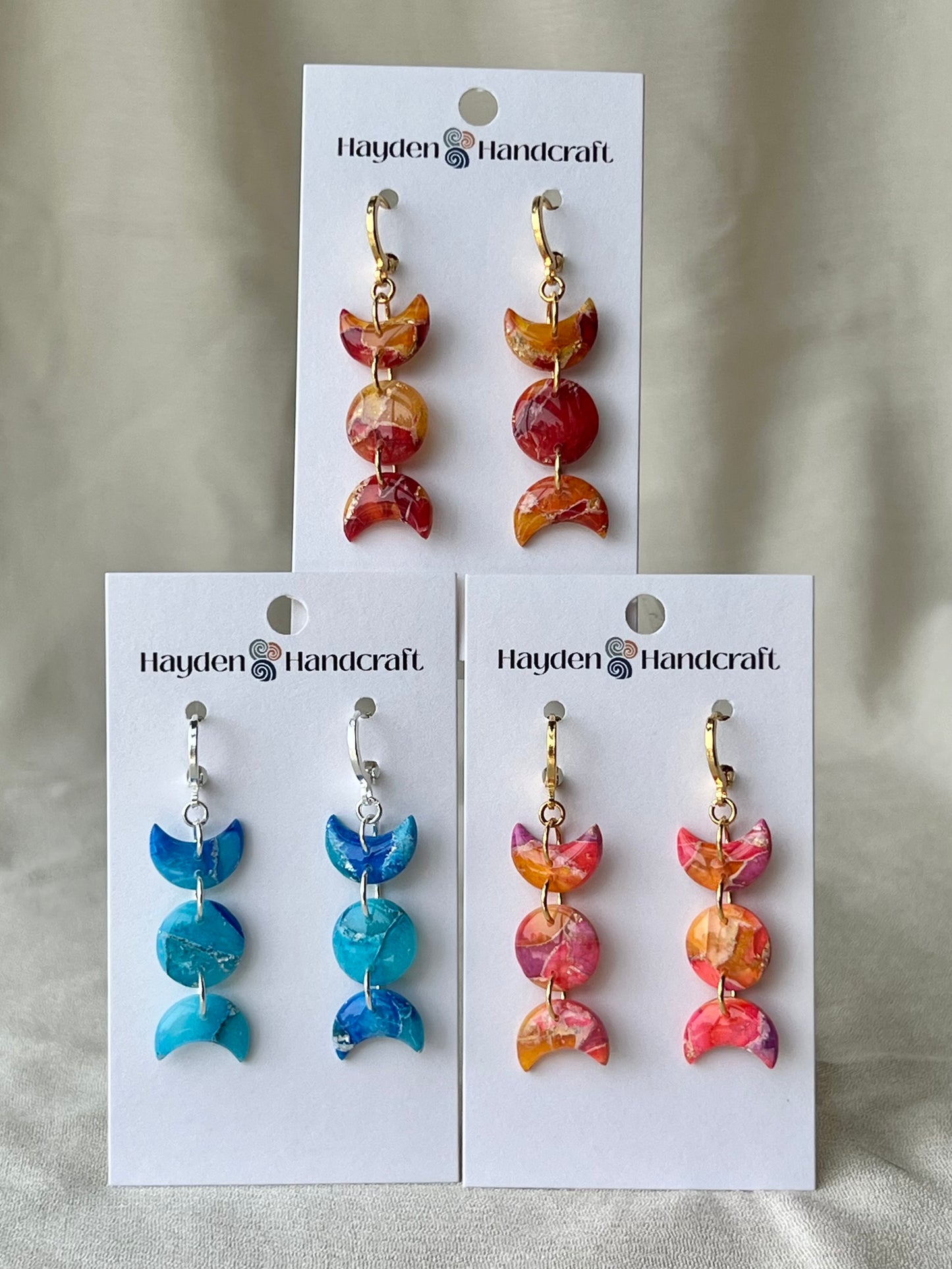 Moon Phase Earrings