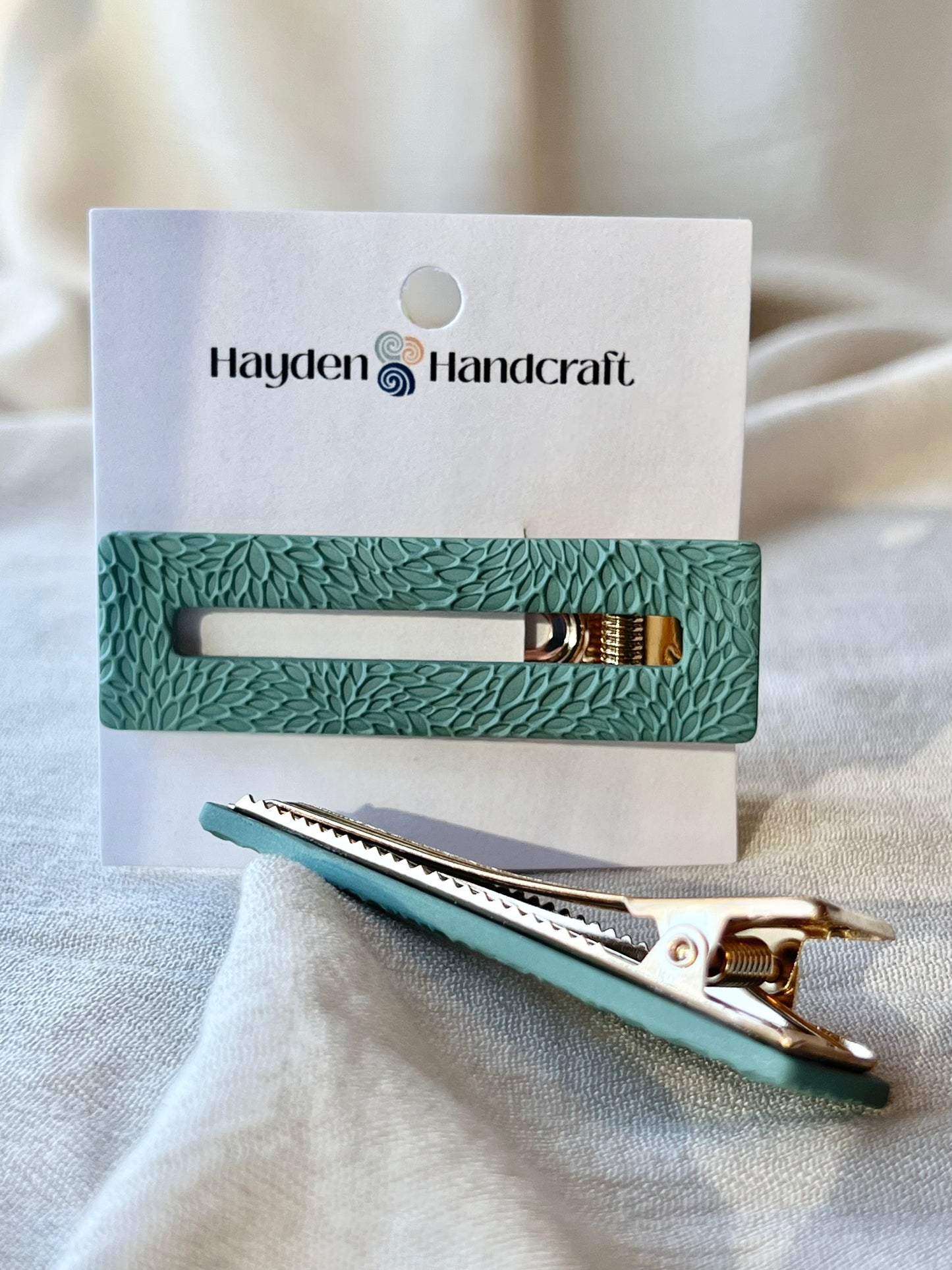 Seafoam Green Hair Clip