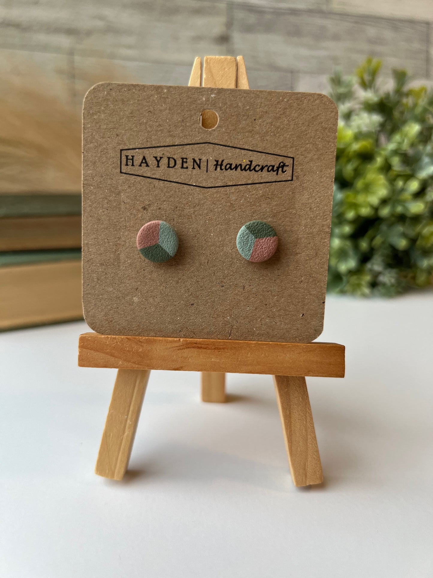 Colorblock Studs