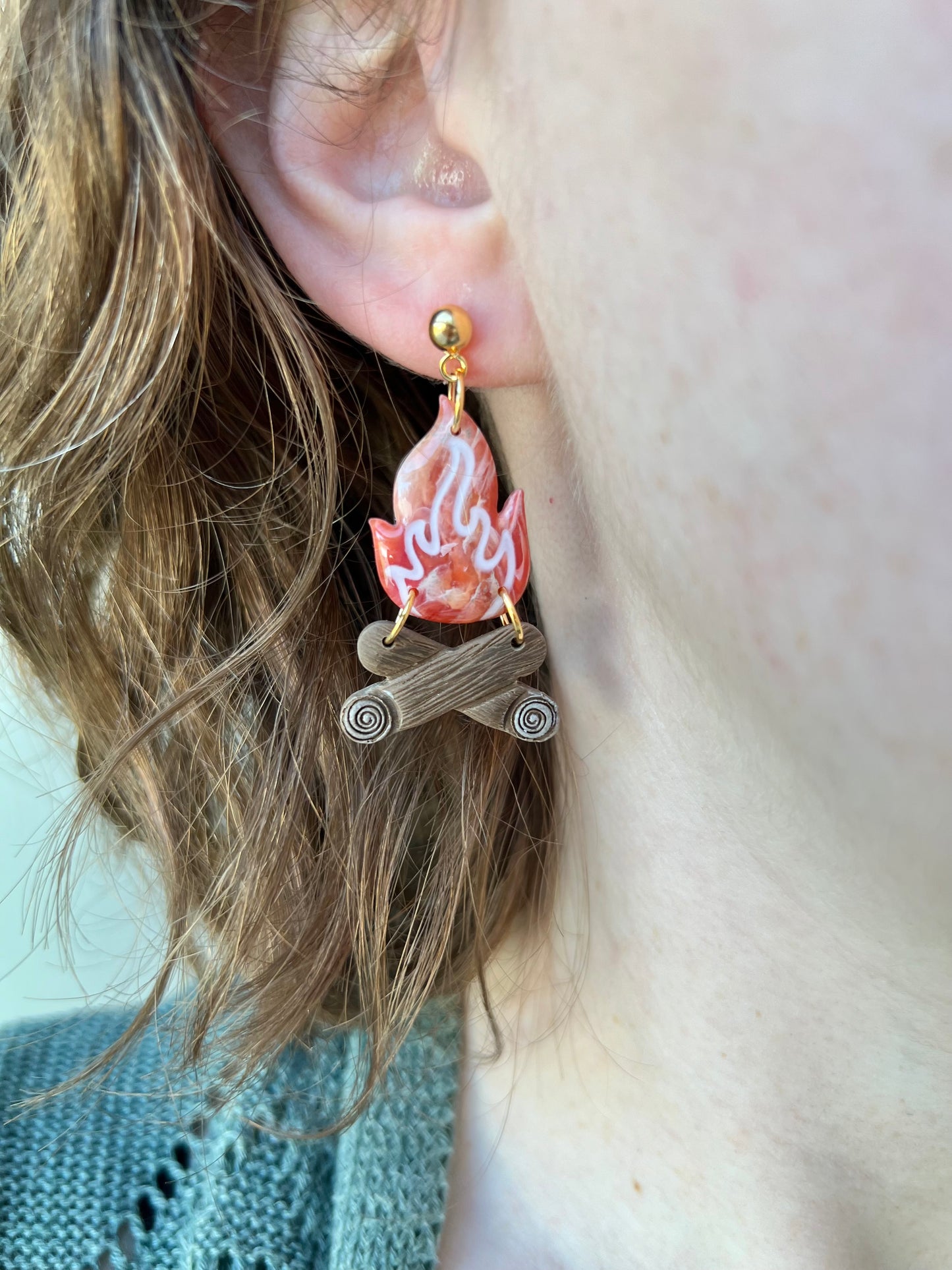 Campfire Earrings