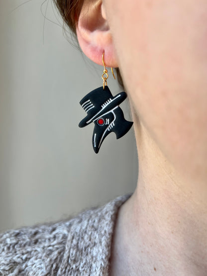 Plague Doctor Earrings