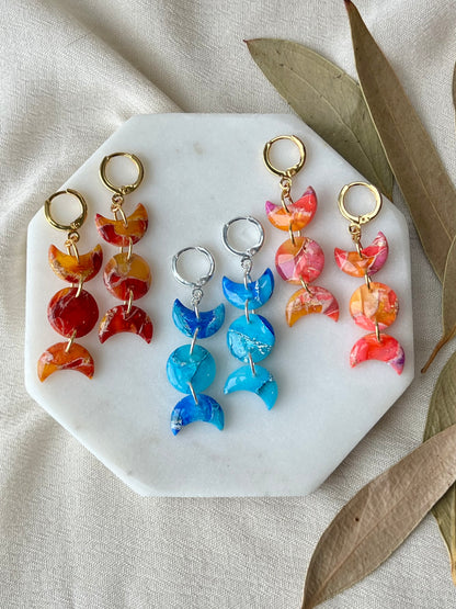 Moon Phase Earrings