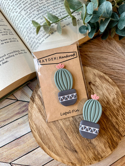 Balloon Cactus Pin