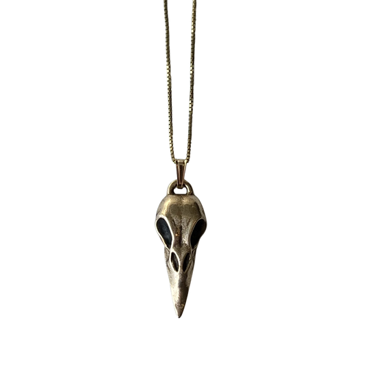 Raven Skull Necklace