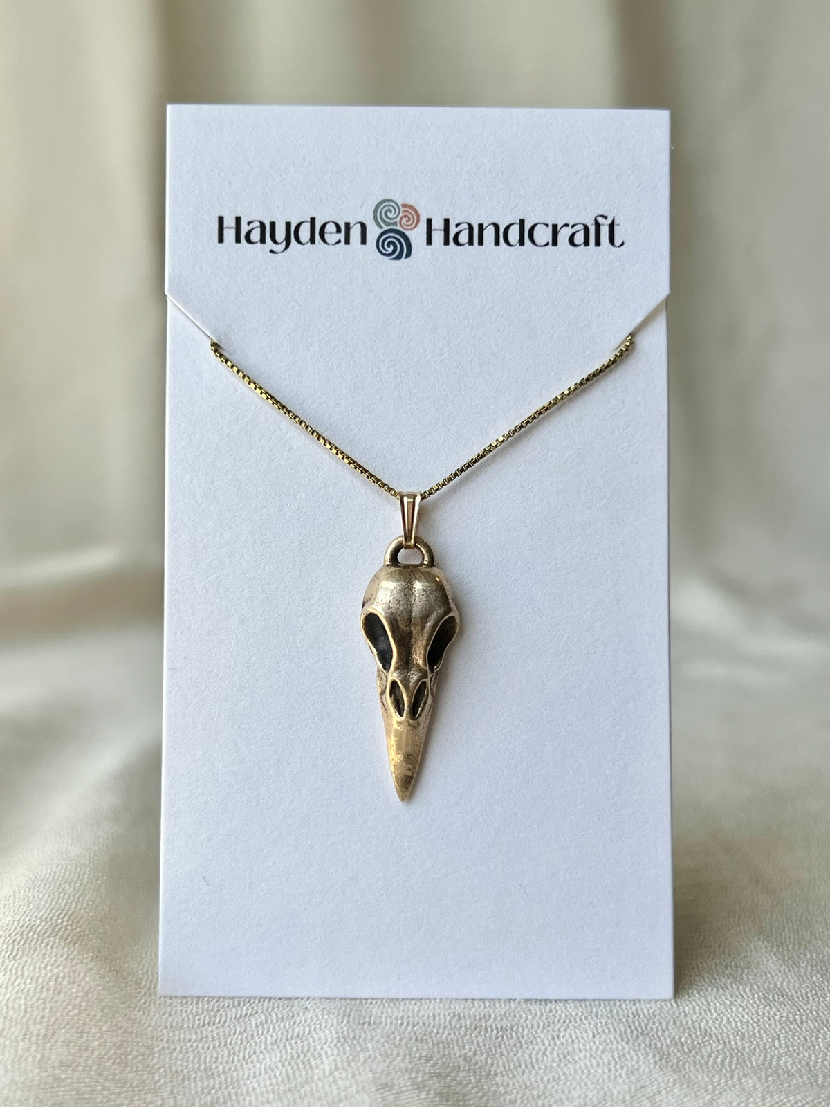 Raven Skull Necklace