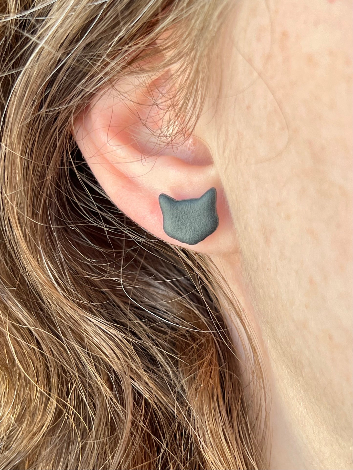 Black Cat Studs