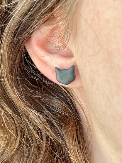 Black Cat Studs