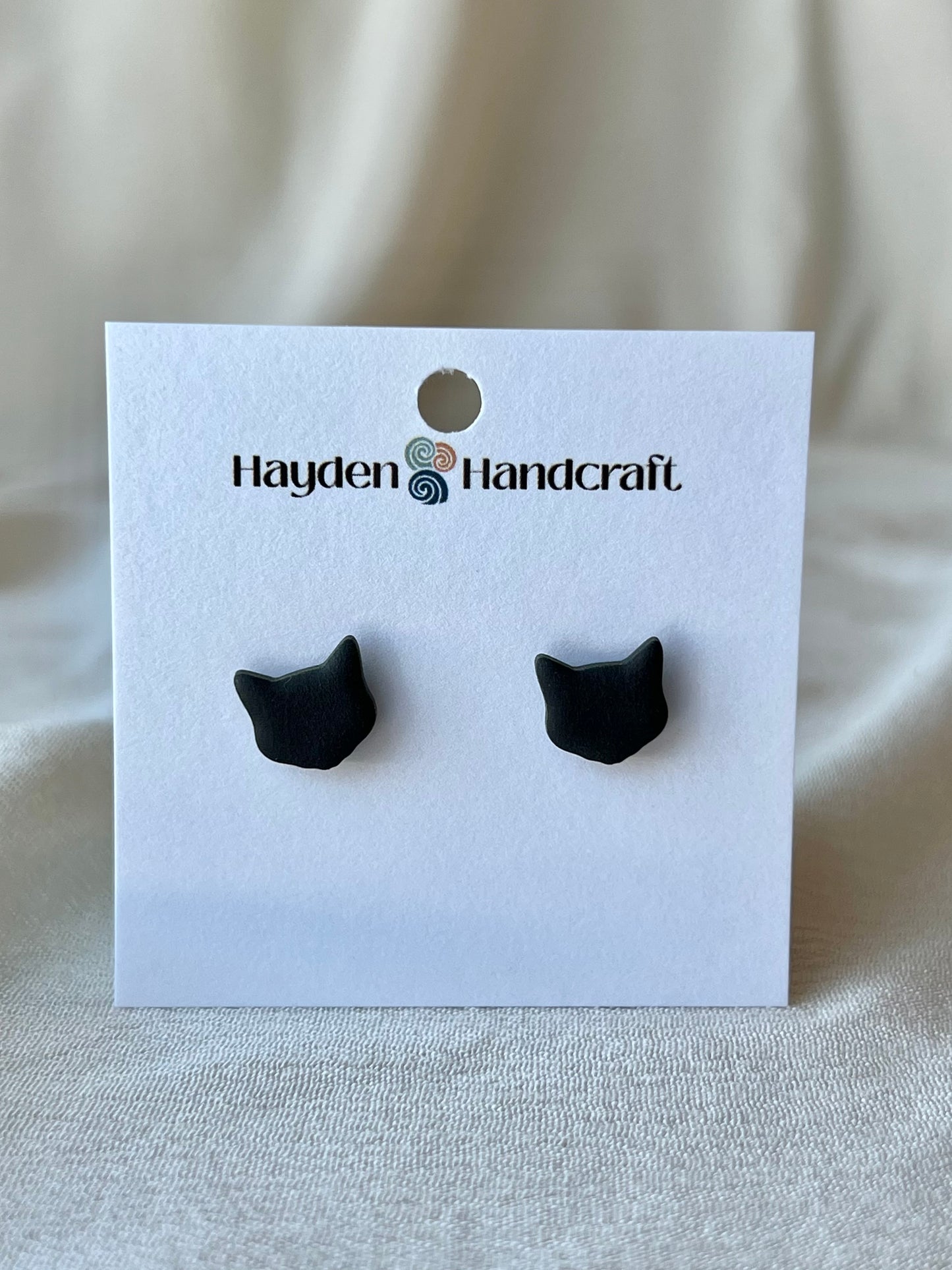 Black Cat Studs