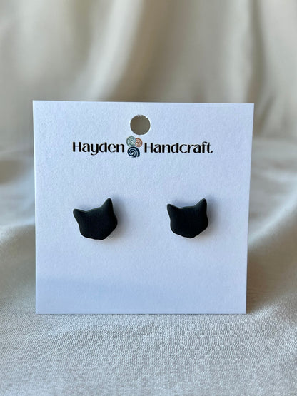 Black Cat Studs