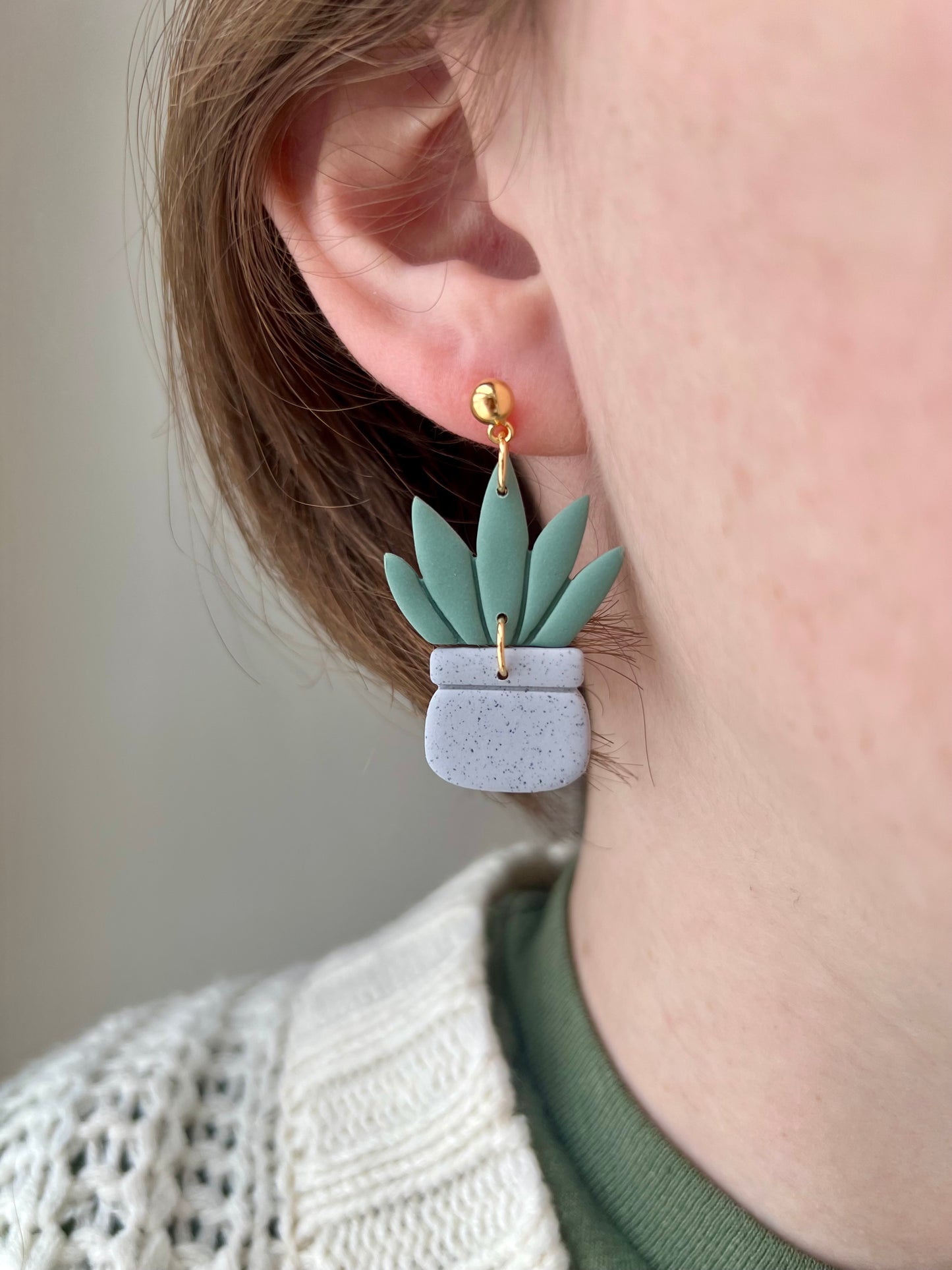 Succulent Earrings