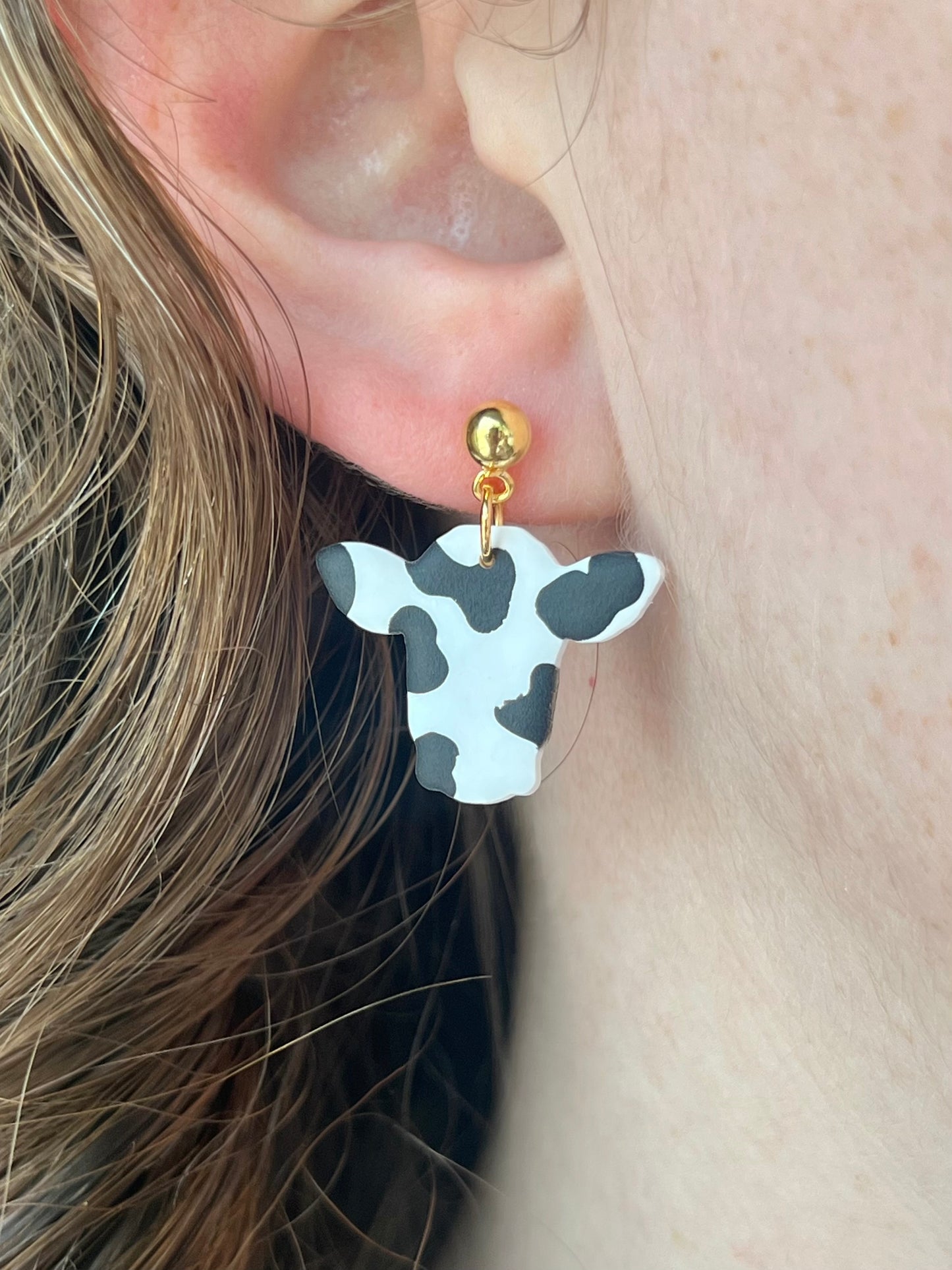 Cow Earrings