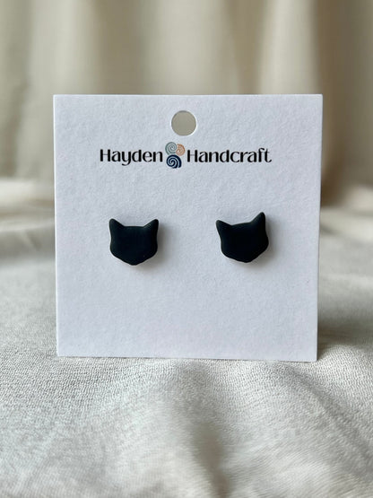 Black Cat Studs