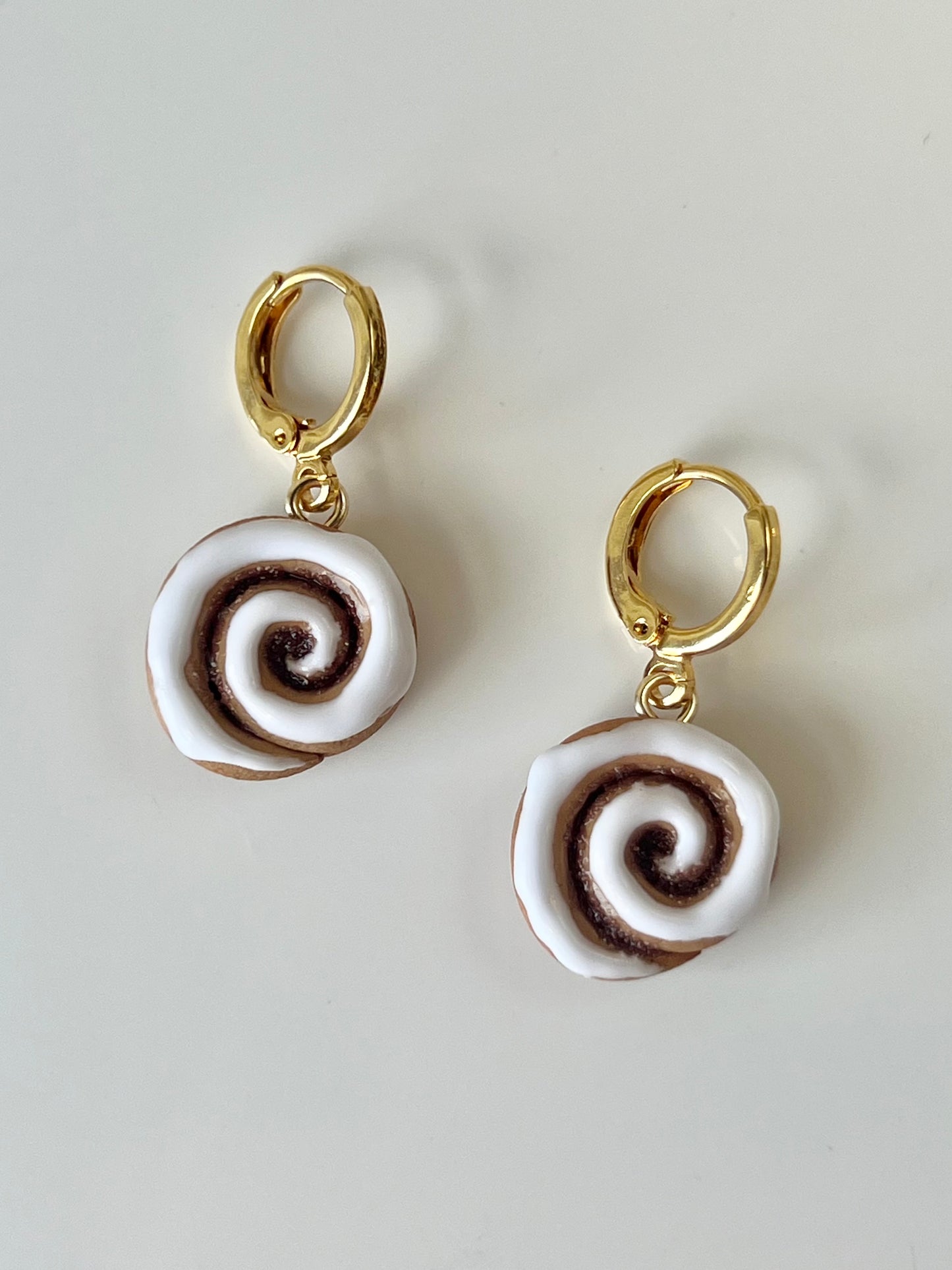 Cinnamon Roll Earrings