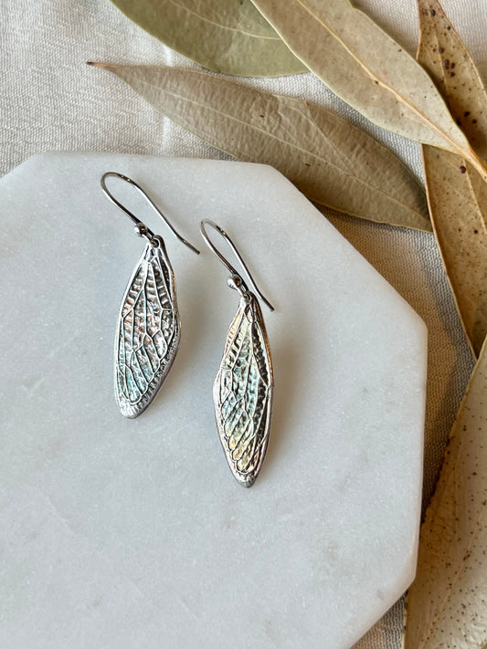 Cicada Wing Earrings