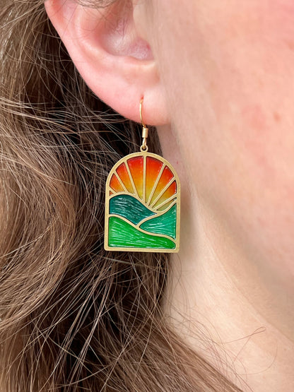 Campo e Tramonto Earrings