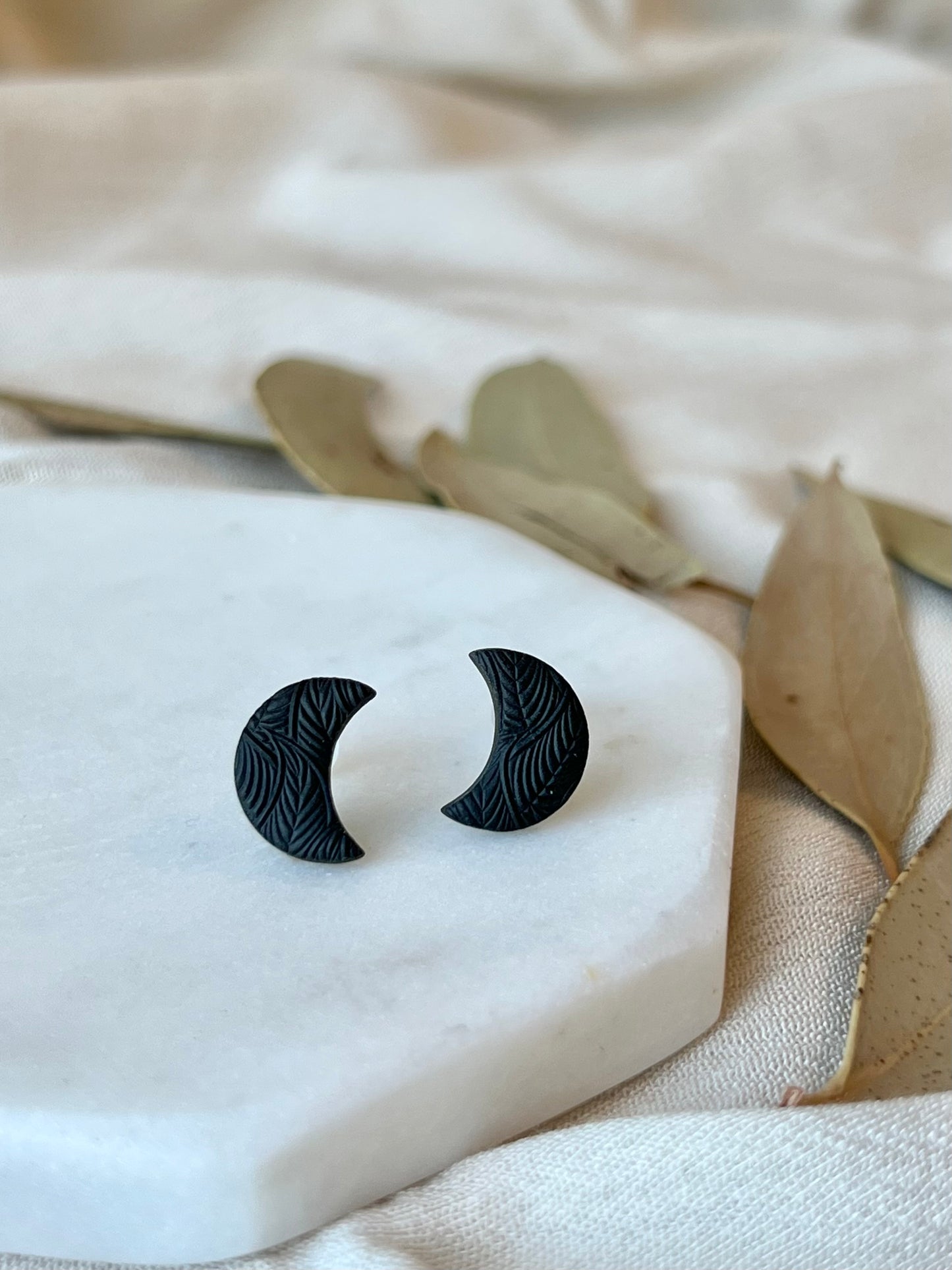 Black Moon Studs