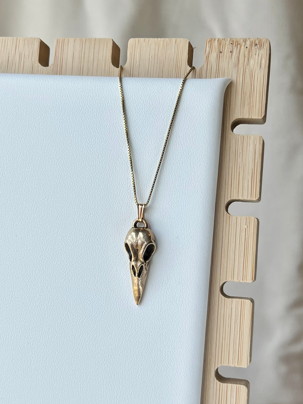 Raven Skull Necklace