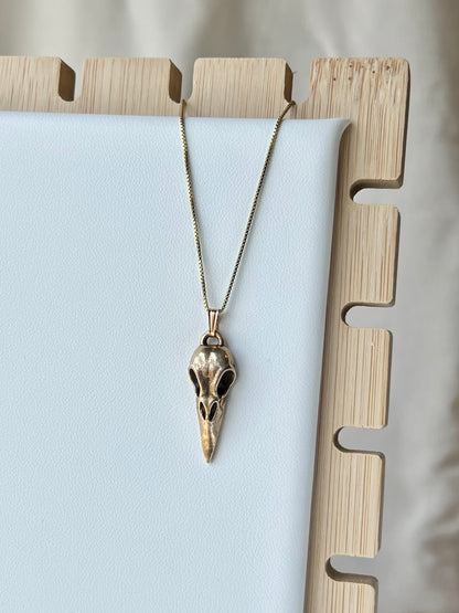 Raven Skull Necklace