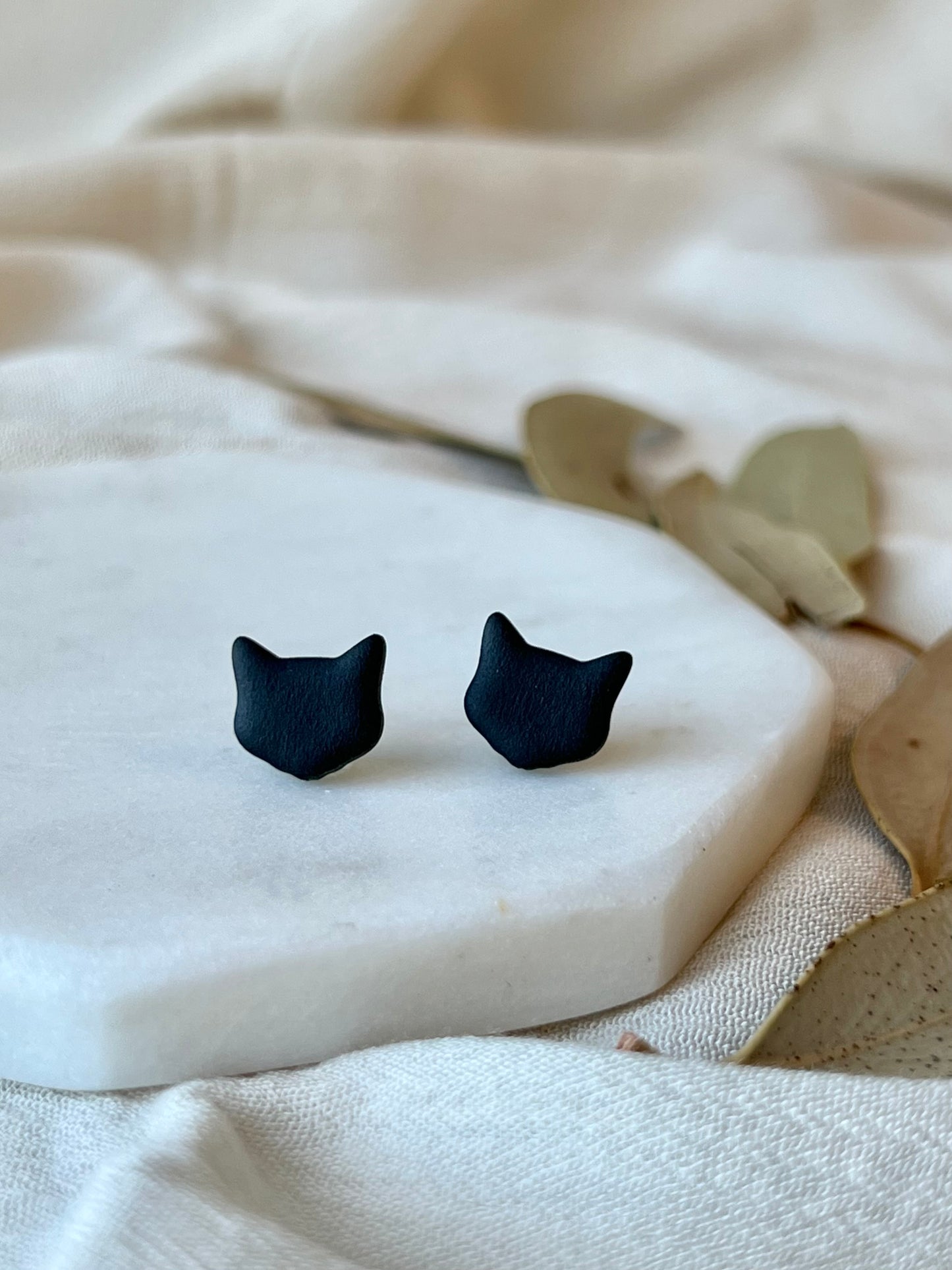 Black Cat Studs