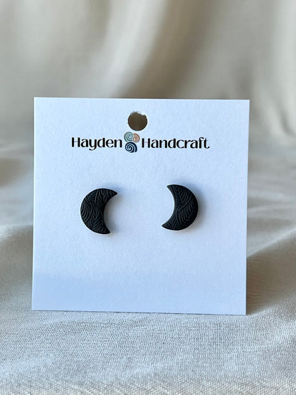 Black Moon Studs