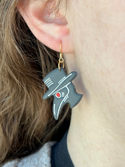 Plague Doctor Earrings