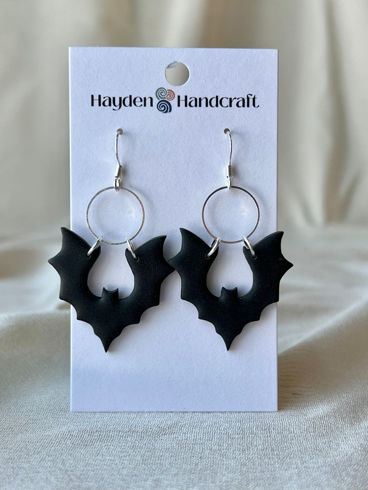 Hanging Bat Earrings