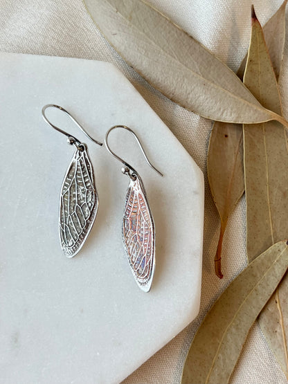 Cicada Wing Earrings