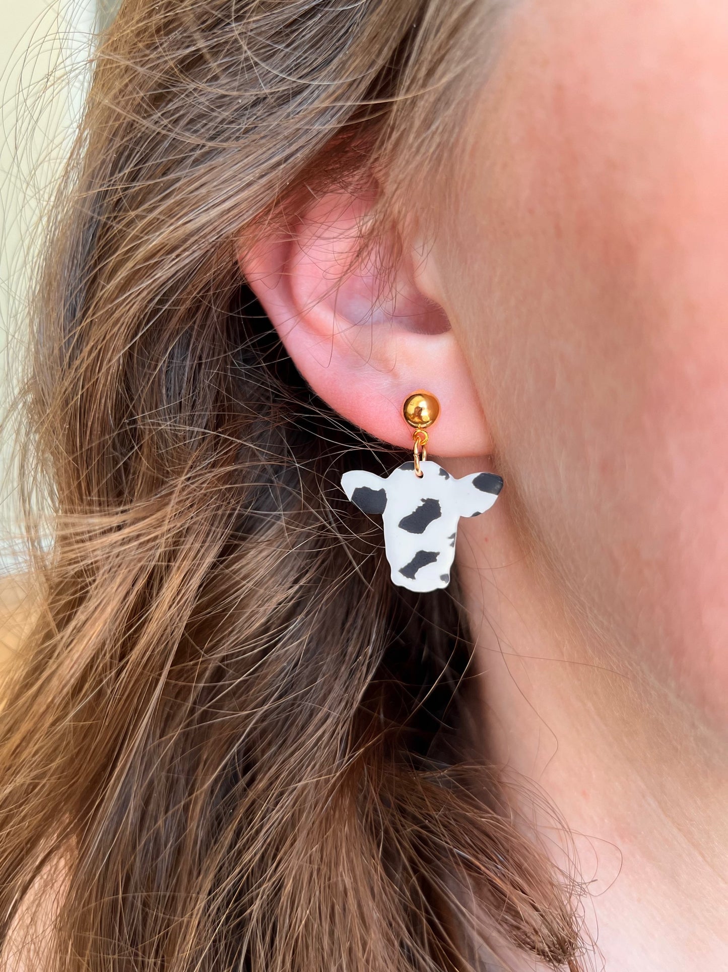 Cow Earrings