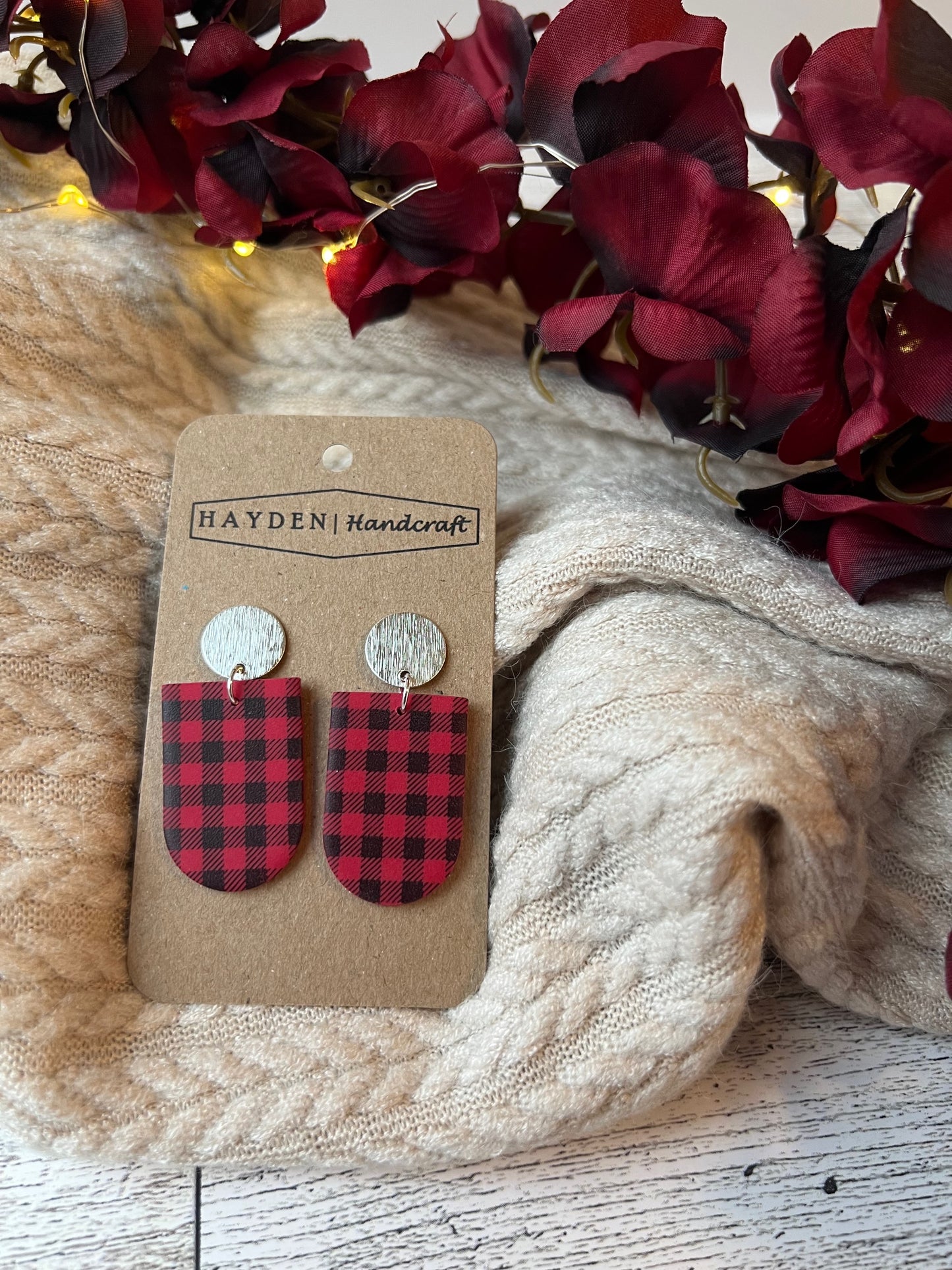 Buffalo Plaid Earrings