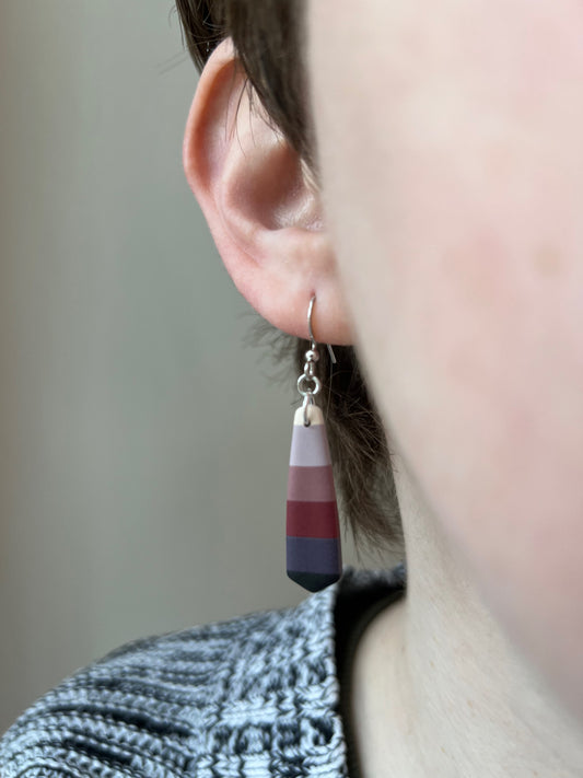 Cranberry Sunset Earrings