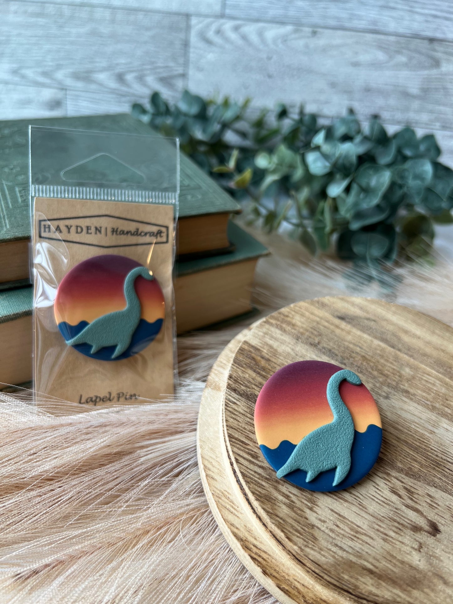 Lake Monster Pin