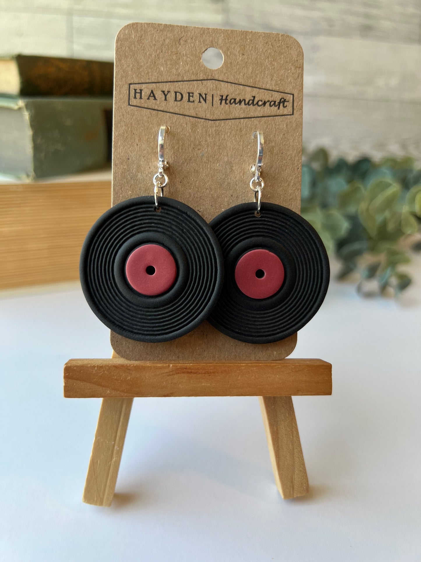 Vinyl Record Earrings