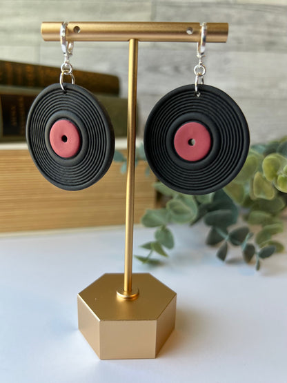 Vinyl Record Earrings