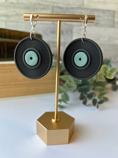 Vinyl Record Earrings